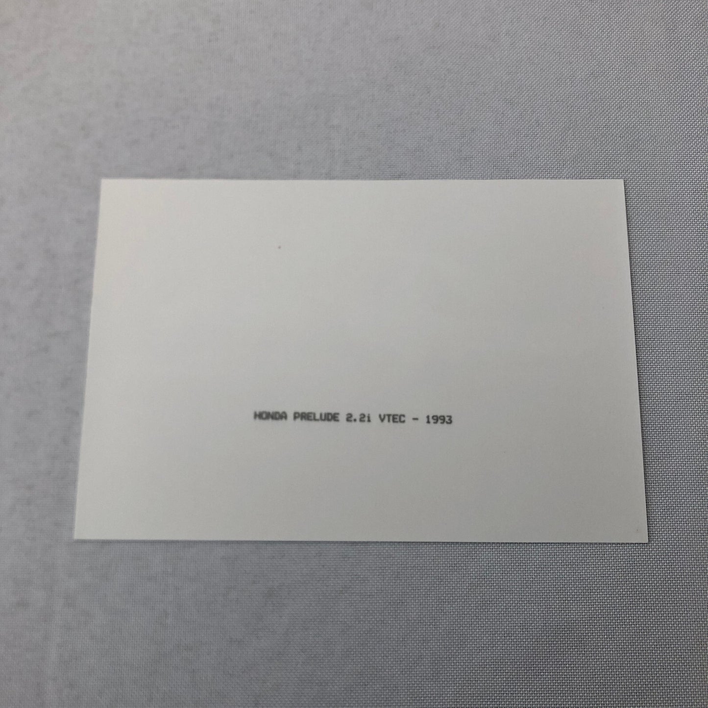 1993 Honda Prelude 2.2i VTEC Car Factory Press Photo Photograph Print