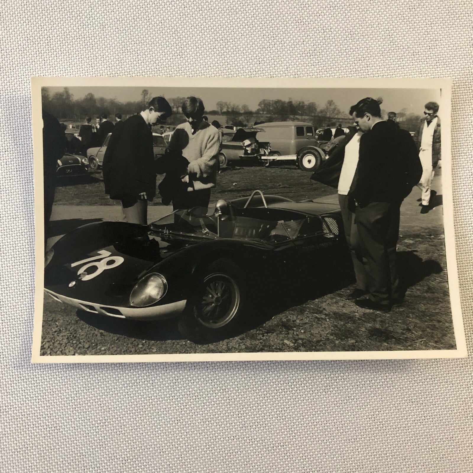 Vintage Racing Car Photo Photograph Print - Elva BMW KJ St John 