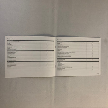 2017 Honda NSX Sales Brochure Catalog Technical Spec SWITZERLAND French Text