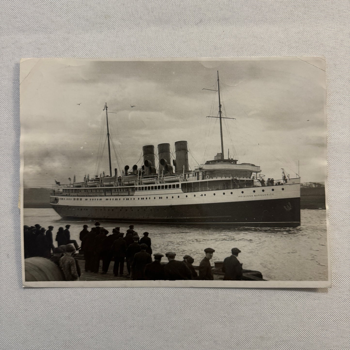 Vintage Photo Canadian Pacific Liner Princess Marguerite Ship Boat Photograph