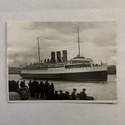 Vintage Photo Canadian Pacific Liner Princess Marguerite Ship Boat Photograph