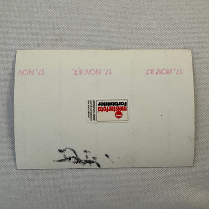 Porsche Racing Driver Hans Joachim Stuck Signed Autograph Photo Photograph 1987