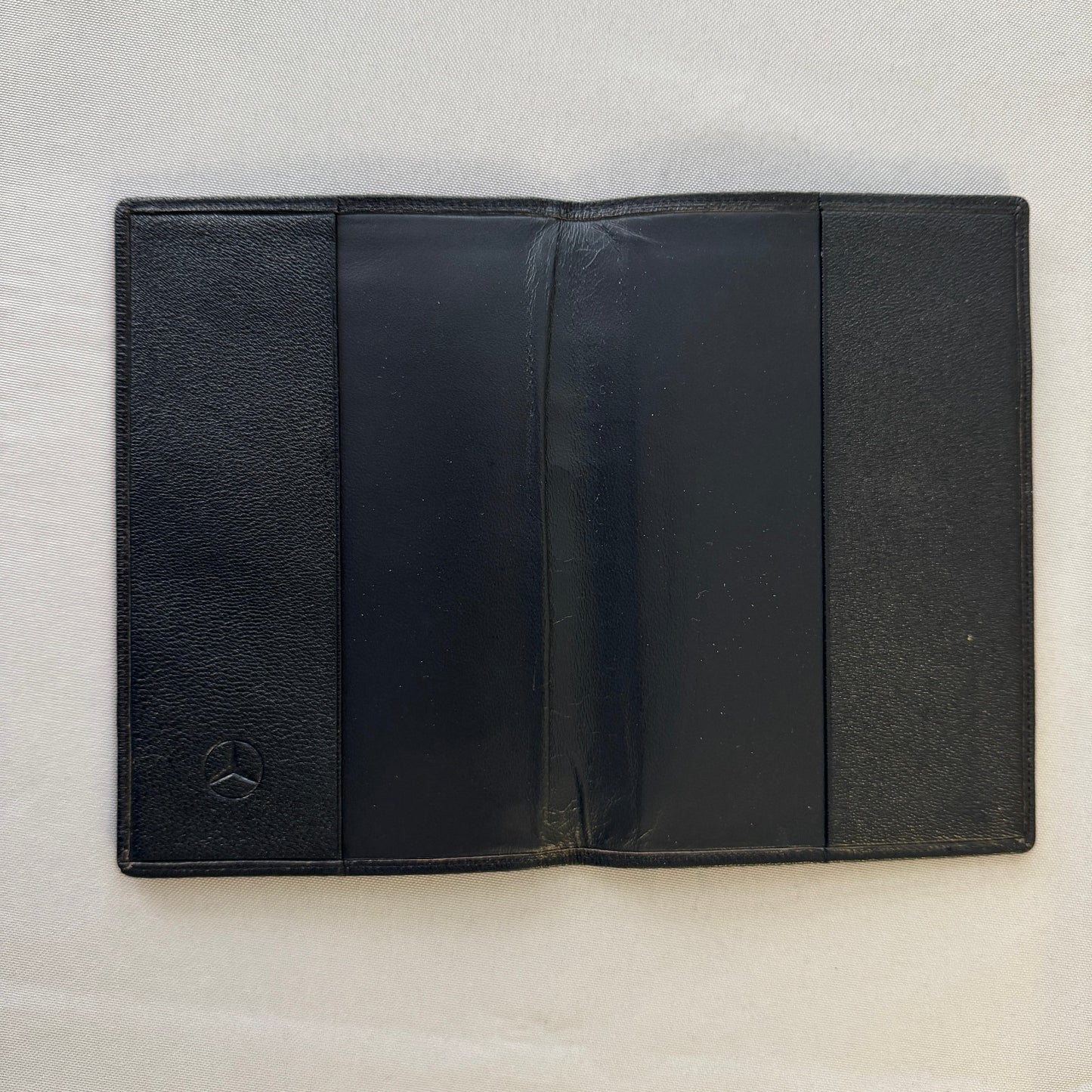 Vintage Mercedes Benz Leather Passport Holder Reisepass Passeport German