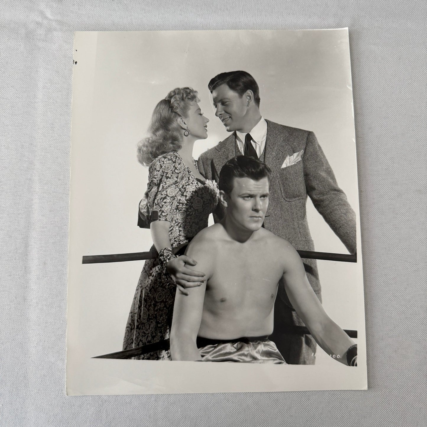 Vintage Movie Still Press Photo Photograph Boxing Boxer Unidentified Actors