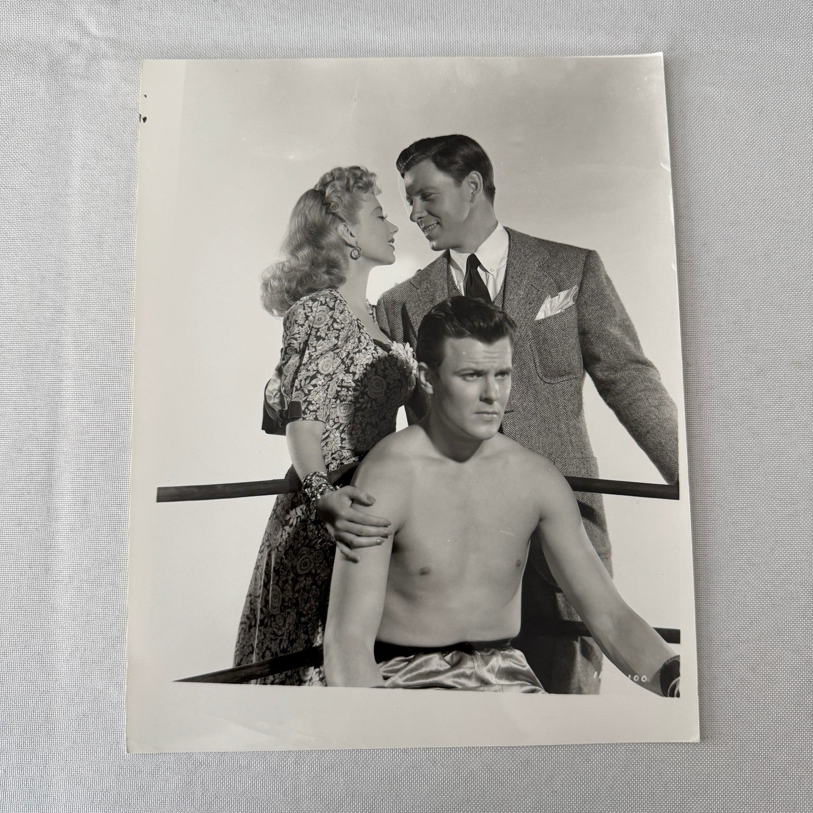 Vintage Movie Still Press Photo Photograph Boxing Boxer Unidentified Actors