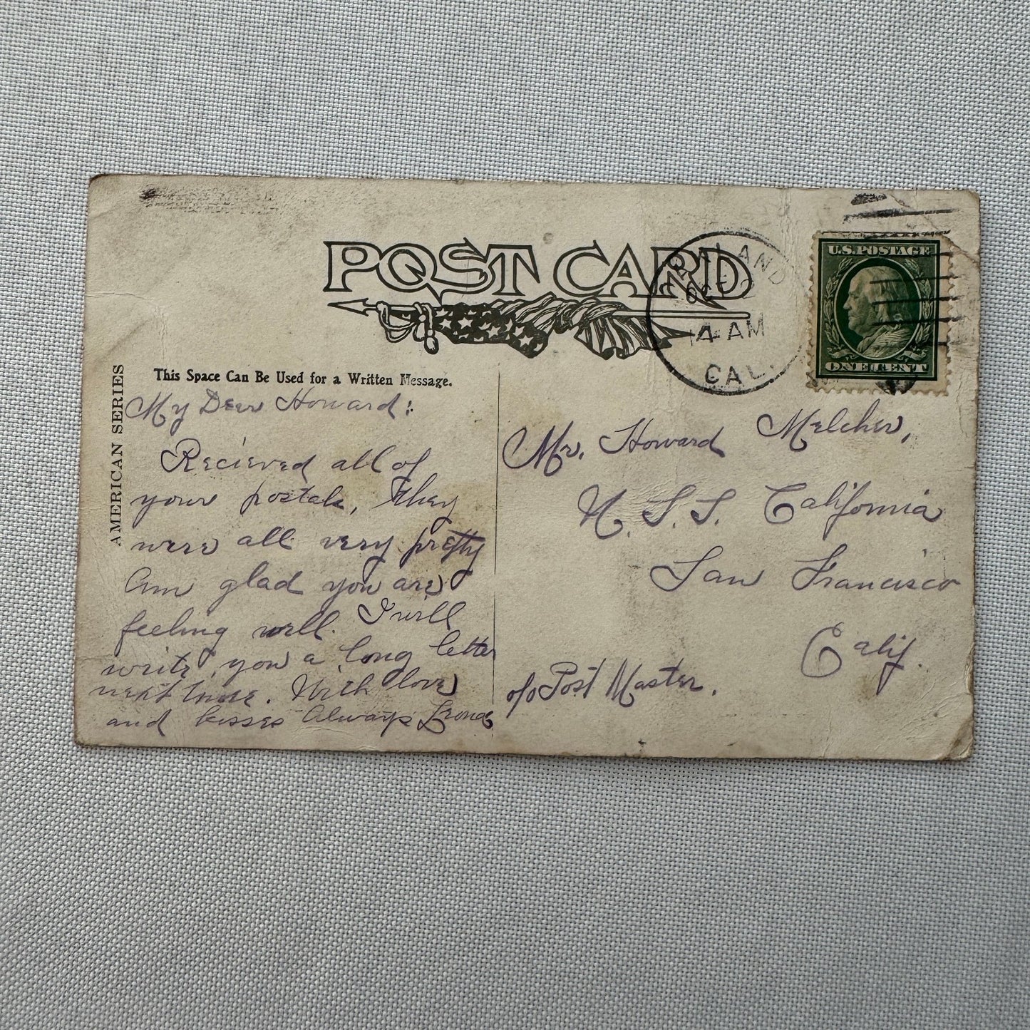 Vintage Postcard Beer Put in a Full Week Here Posted 1 Cent Stamp Antique