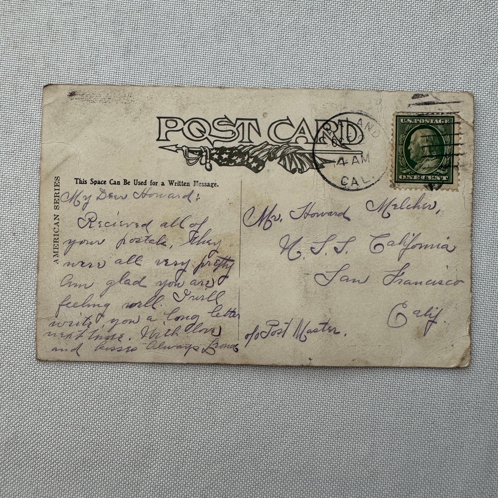 Vintage Postcard Beer Put in a Full Week Here Posted 1 Cent Stamp Antique