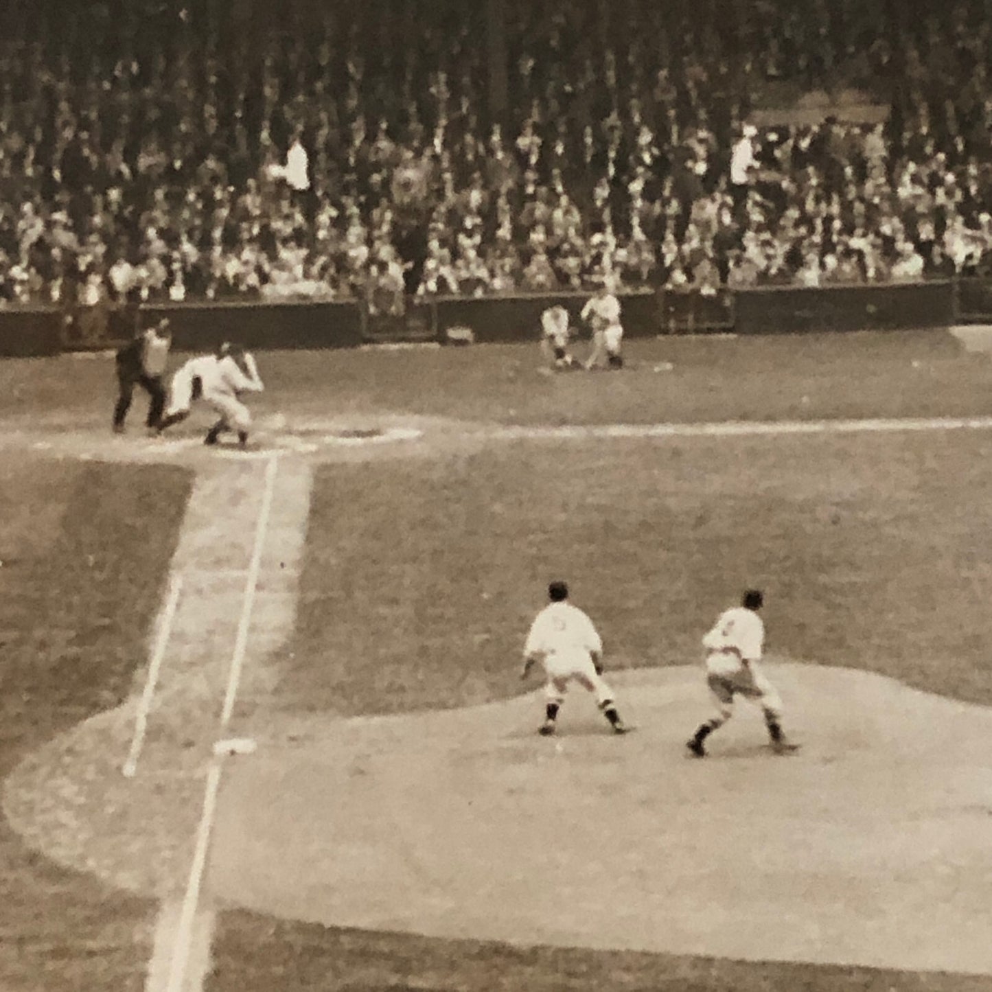 Press Photo Photograph Baseball Washington Senators vs Boston Red Sox 1934