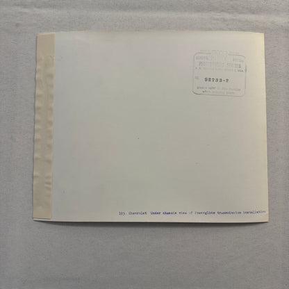 1950 Chevrolet Powerglide Transmission Factory Press Photo Photograph Vintage