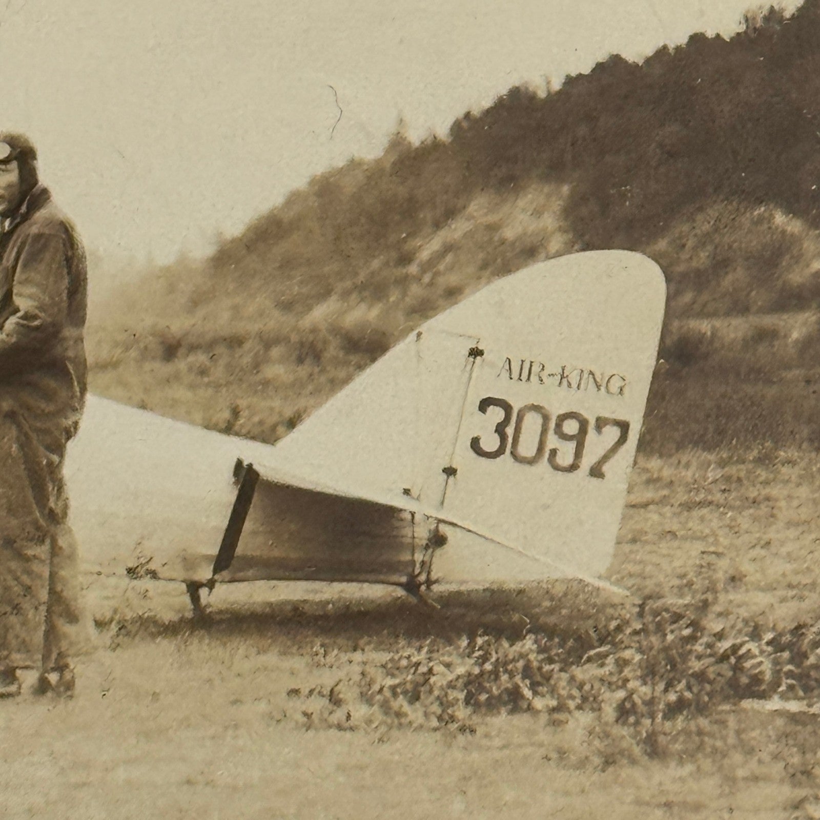 Vintage Aircraft Aviation Photo Airplane Plane Pilot Air King 3097