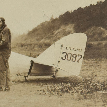 Vintage Aircraft Aviation Photo Airplane Plane Pilot Air King 3097