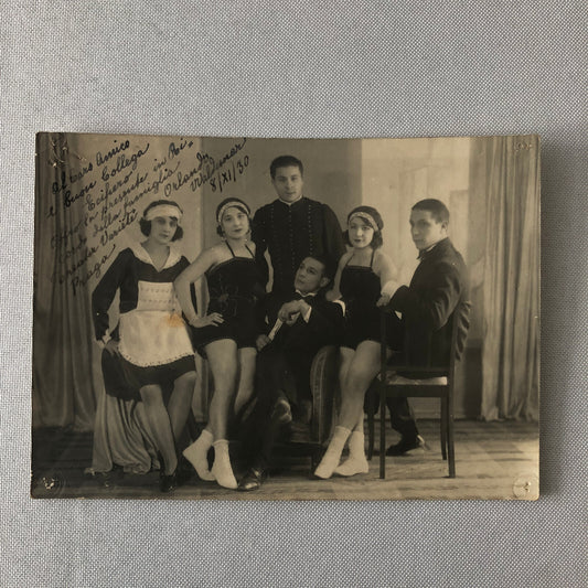 Circus or Dance Performer Photo Photograph Print Dancer Acrobat Vintage Spanish