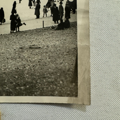 Paris Ice Skating Bais de Boulogne Press Photo Photograph Agence Trampus 1934