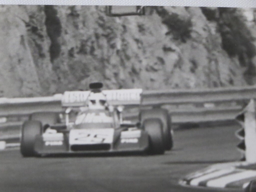 Vintage 1973 Monaco Grand Prix Photograph Photo - Ronnie Peterson Lotus Ford +
