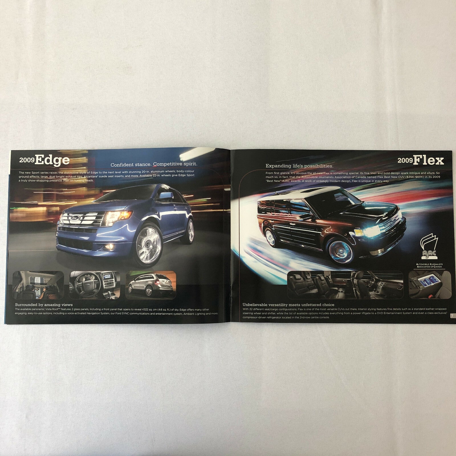 2009 Ford Sales Brochure Catalog Mustang Fusion Hybrid Flex Edge F150 Ranger +