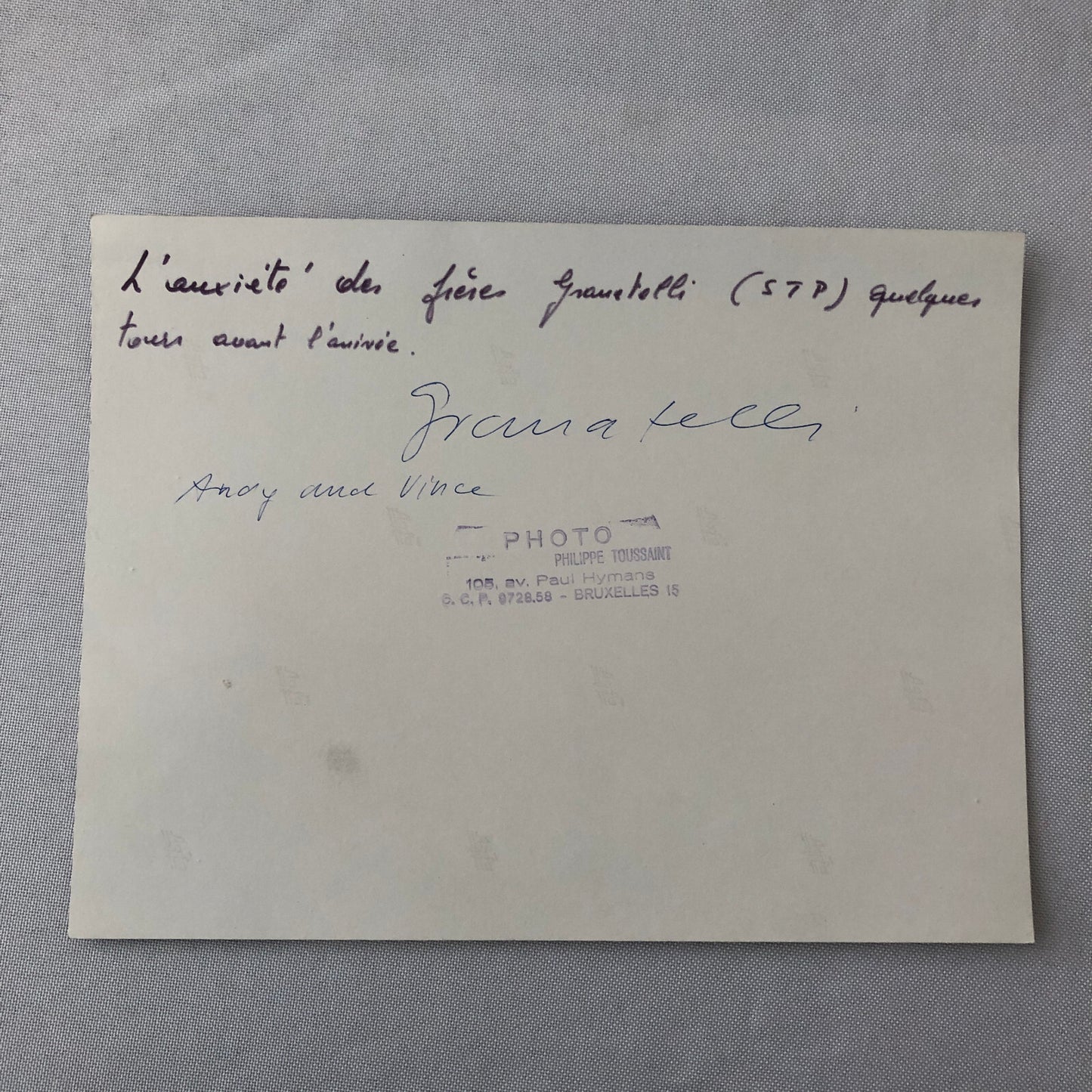 Indy Indianapolis 500 Racing Photo Photograph Andy and Vince Granatelli STP