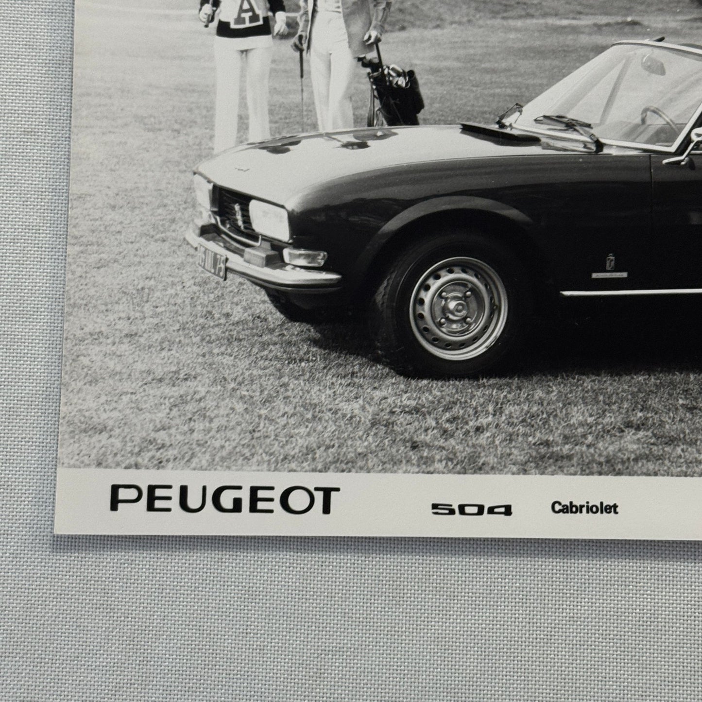 1976 Peugeot 504 Cabriolet Convertible Factory Press Photo Photograph Vintage