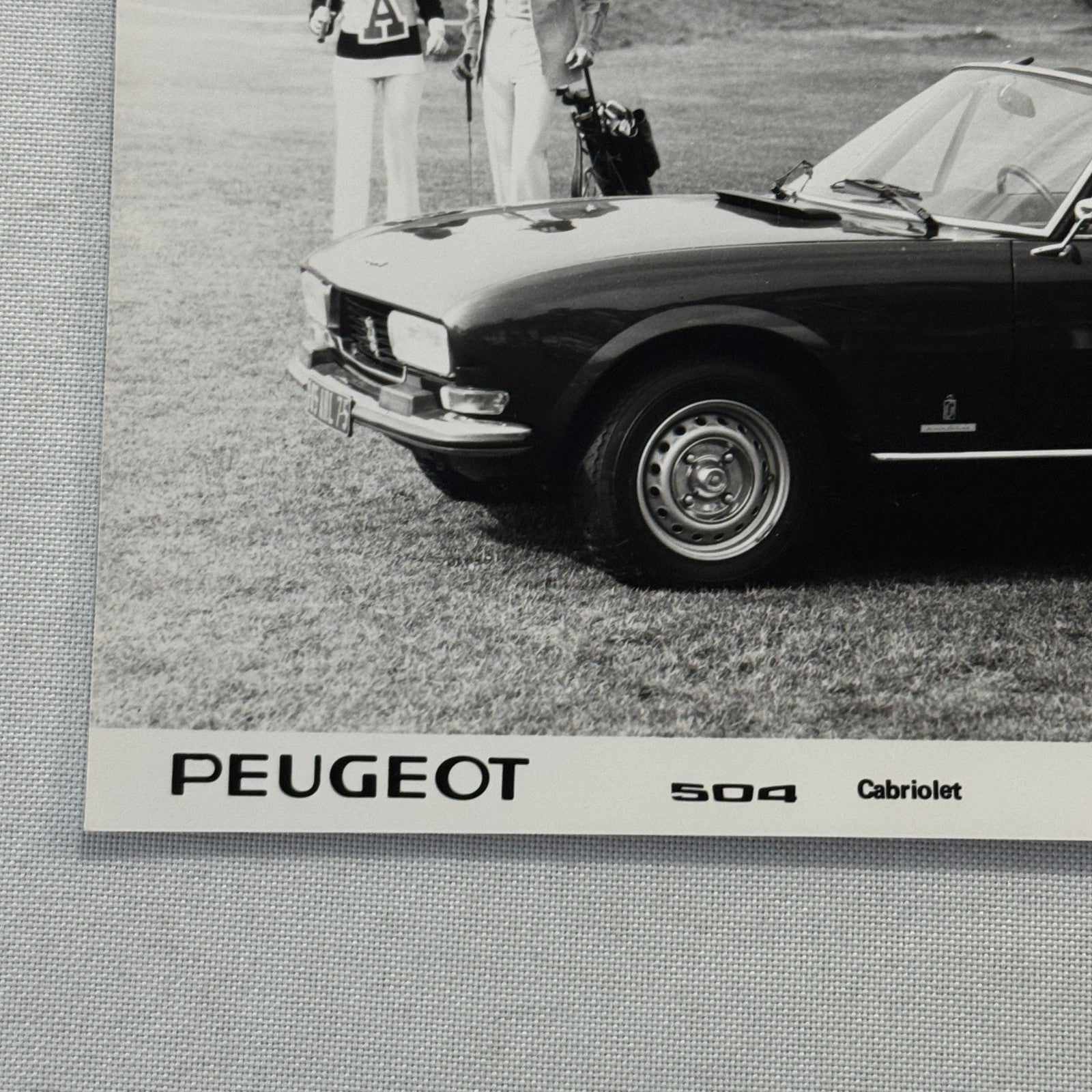 1976 Peugeot 504 Cabriolet Convertible Factory Press Photo Photograph Vintage