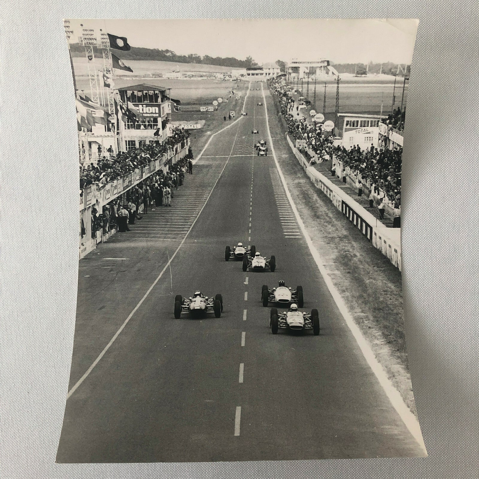 Vintage Car Racing Photo Photograph - Graham Hill Jim Clark + 