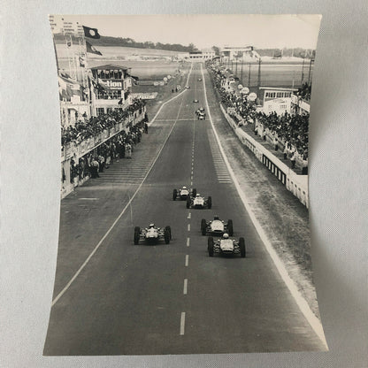 Vintage Car Racing Photo Photograph - Graham Hill Jim Clark + 