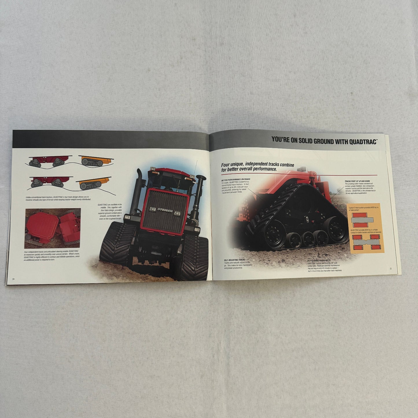 Case Steiger 9300 Series 4WD Tractor Equipment Sales Brochure Catalog