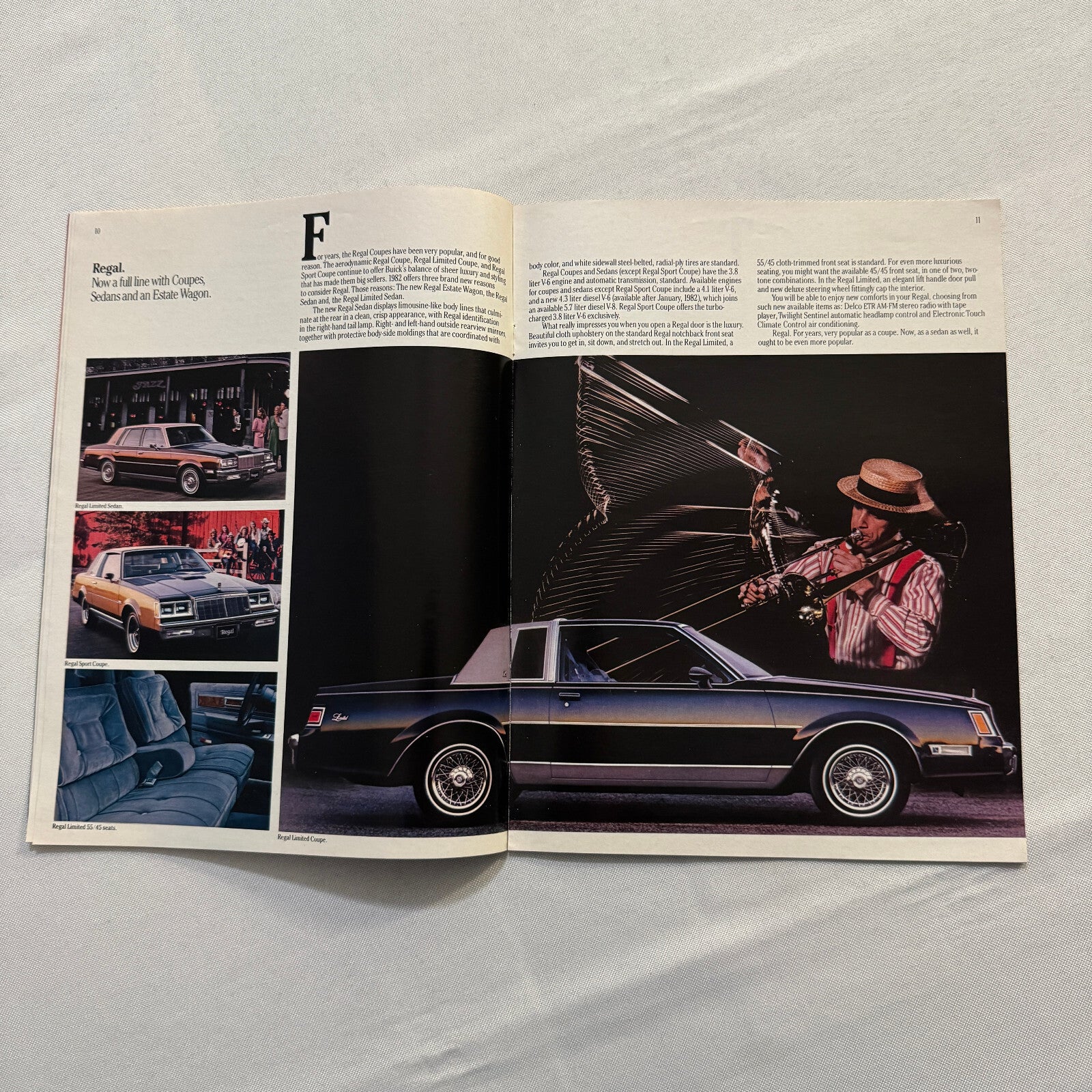 1982 Buick Car Sales Brochure Catalog Riviera Electra LeSabre Regal Skylark