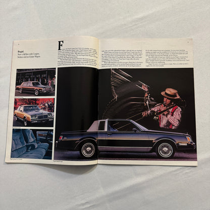 1982 Buick Car Sales Brochure Catalog Riviera Electra LeSabre Regal Skylark