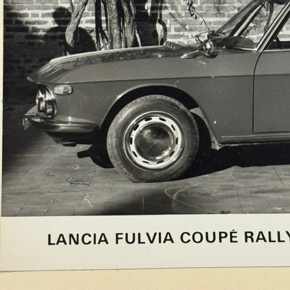 1967 Lancia Fulvia Geneva Auto Salon Show Photo Photograph Coupe Rallye Sport