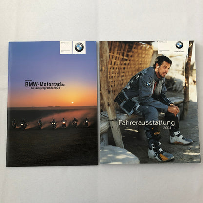 2004 BMW Motorcycle and Accessory Brochure Lot of 2 GERMAN TEXT 