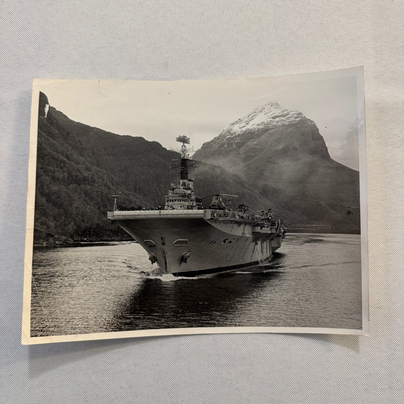 Vintage Military Navy Ship Photo Photograph Print