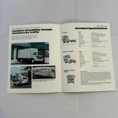 Mack Midliner Tractor Truck Sales Brochure Catalog MS200P MS300P MS300T