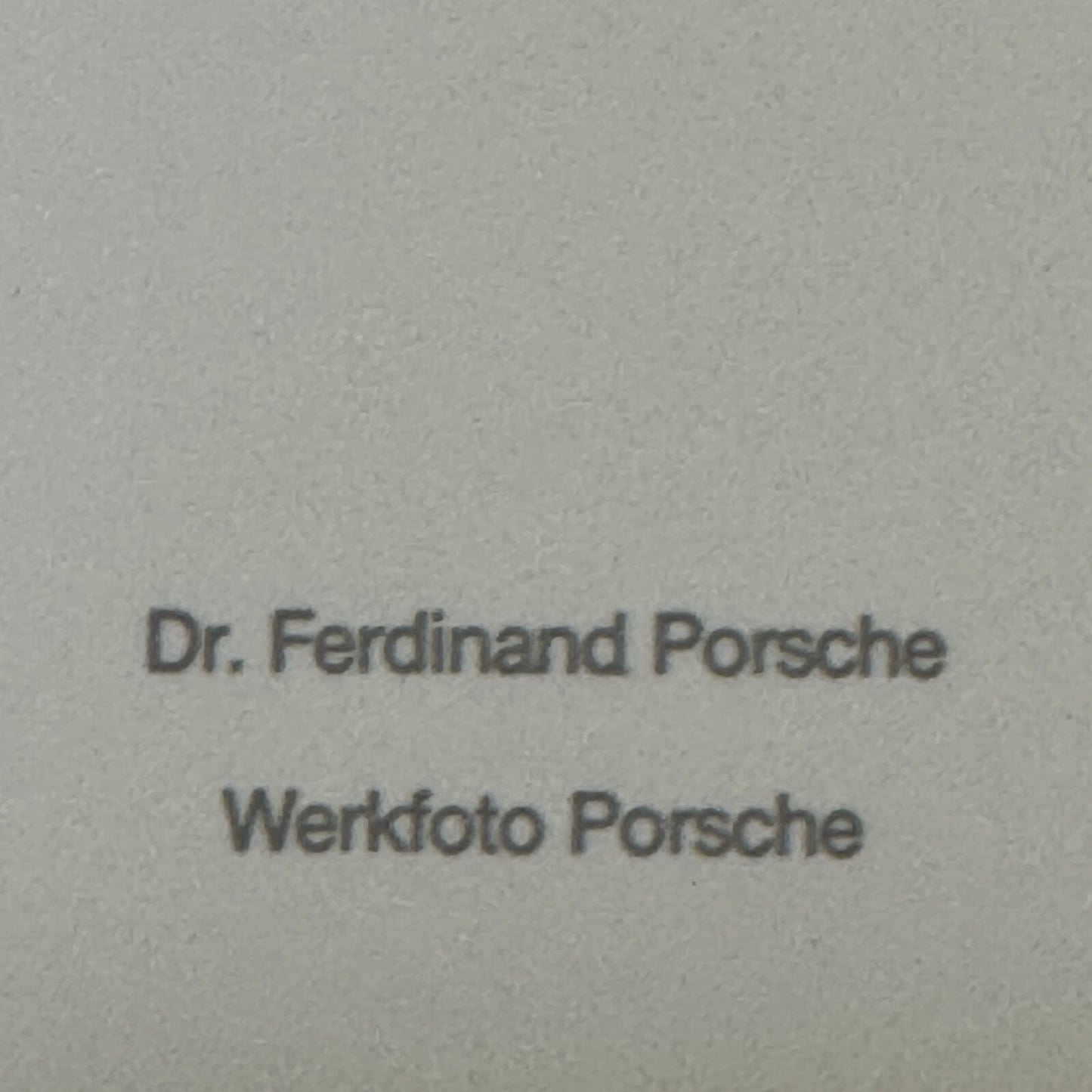 Dr Ferdinand Porsche Factory Press Photo Photograph Print