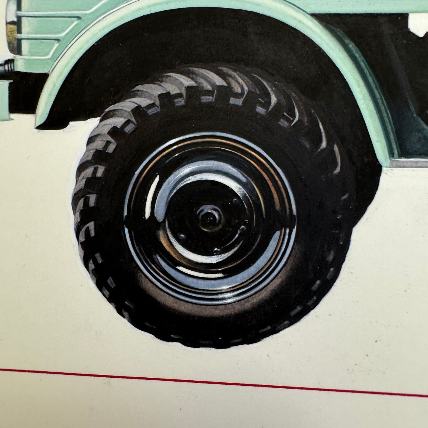 Mercedes Benz Unimog Truck Illustration Art Drawing Hand Drawn Robert Preis