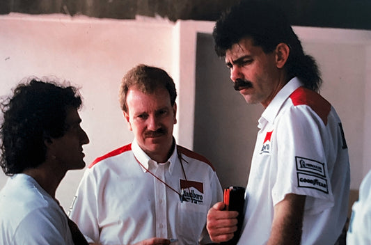 Alain Prost Gordon Murray McLaren Racing F1 Formula One 35MM Photo Slide