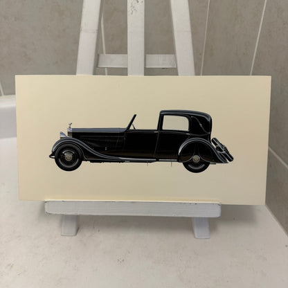 1937 Rolls Royce Phantom II Thrupp & Maberly Car Illustration Art Drawing