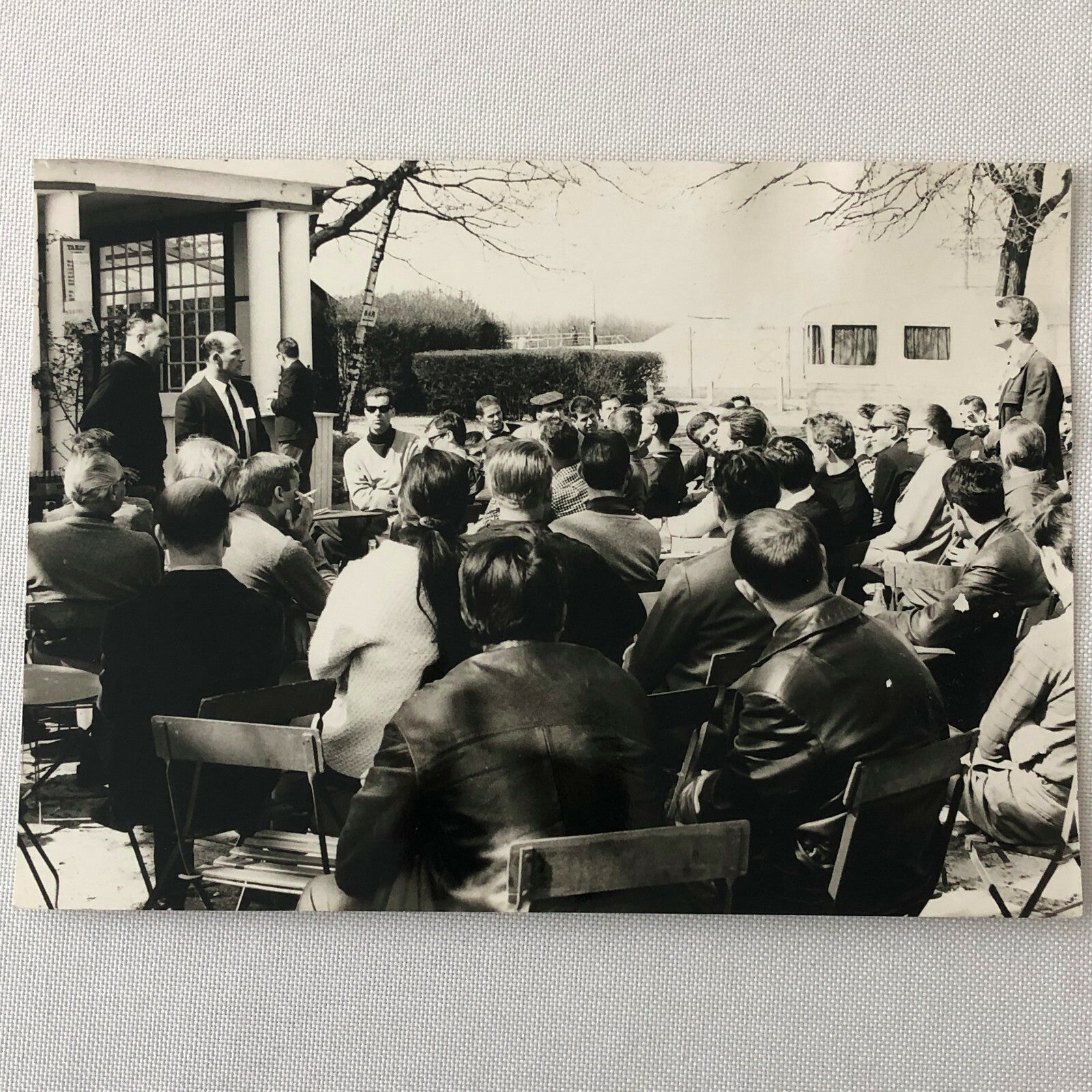 Vintage Stirling Moss Racing Driver Photo Photograph 