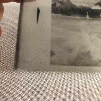 Antique Glass Plate Lantern Slide USS Memphis Navy Ship Boat 1916 Tennessee