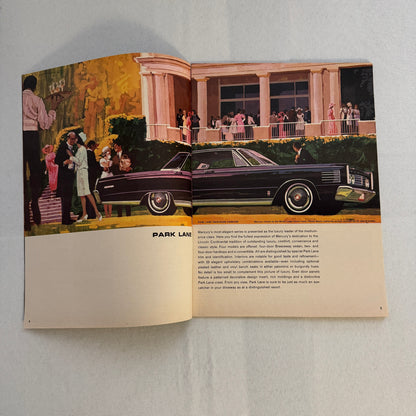 1965 Mercury Car Sales Brochure Catalog Park Lane Montclair Monterey Comet
