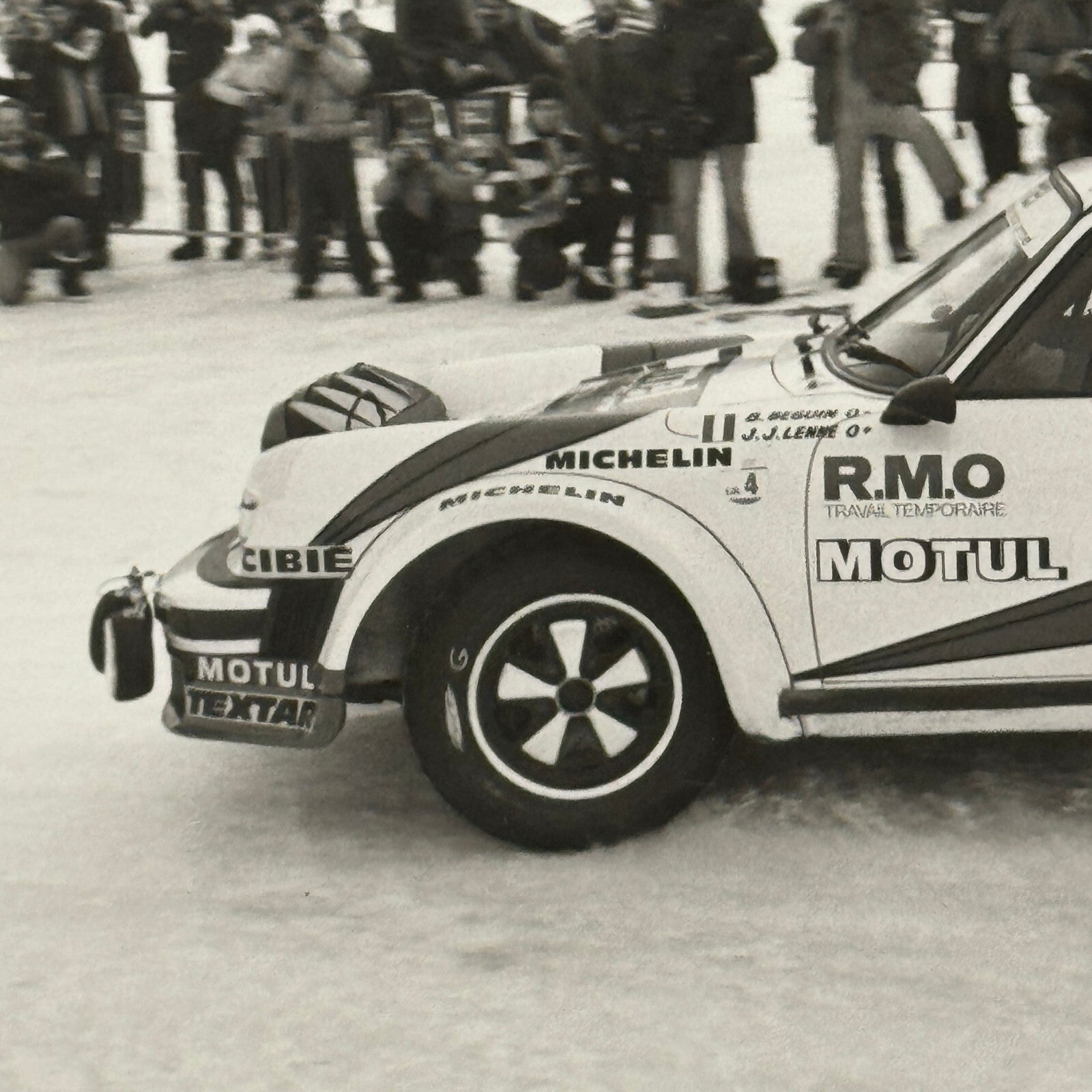 Porsche 911 Carrera 1980 Rallye Monte Carlo Press Photo Photograph DPPI Rally