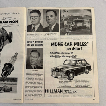 1952 Canadian Motorist Magazine Queen Elizabeth CNE Autoshow Motor Show Sept