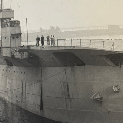 Vintage Ship Boat Photo Photograph Print Aircraft Carrier Empire MacDermott