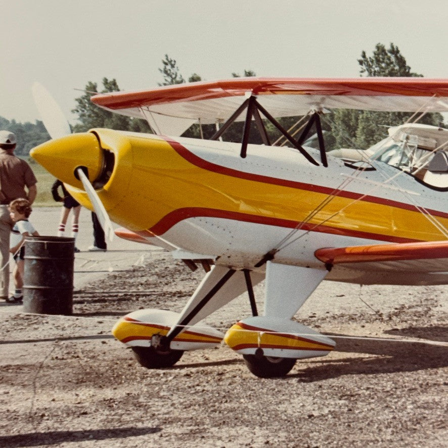 Vintage Aerobatic Aircraft Airshow Photo Large Aviation Photograph 1970s 1980s