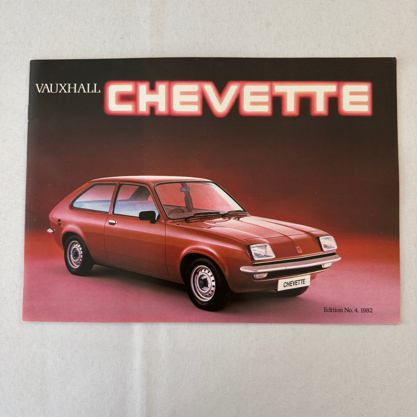 1982 Vauxhall Chevette Car Sales Brochure Catalog Advertising UK Market