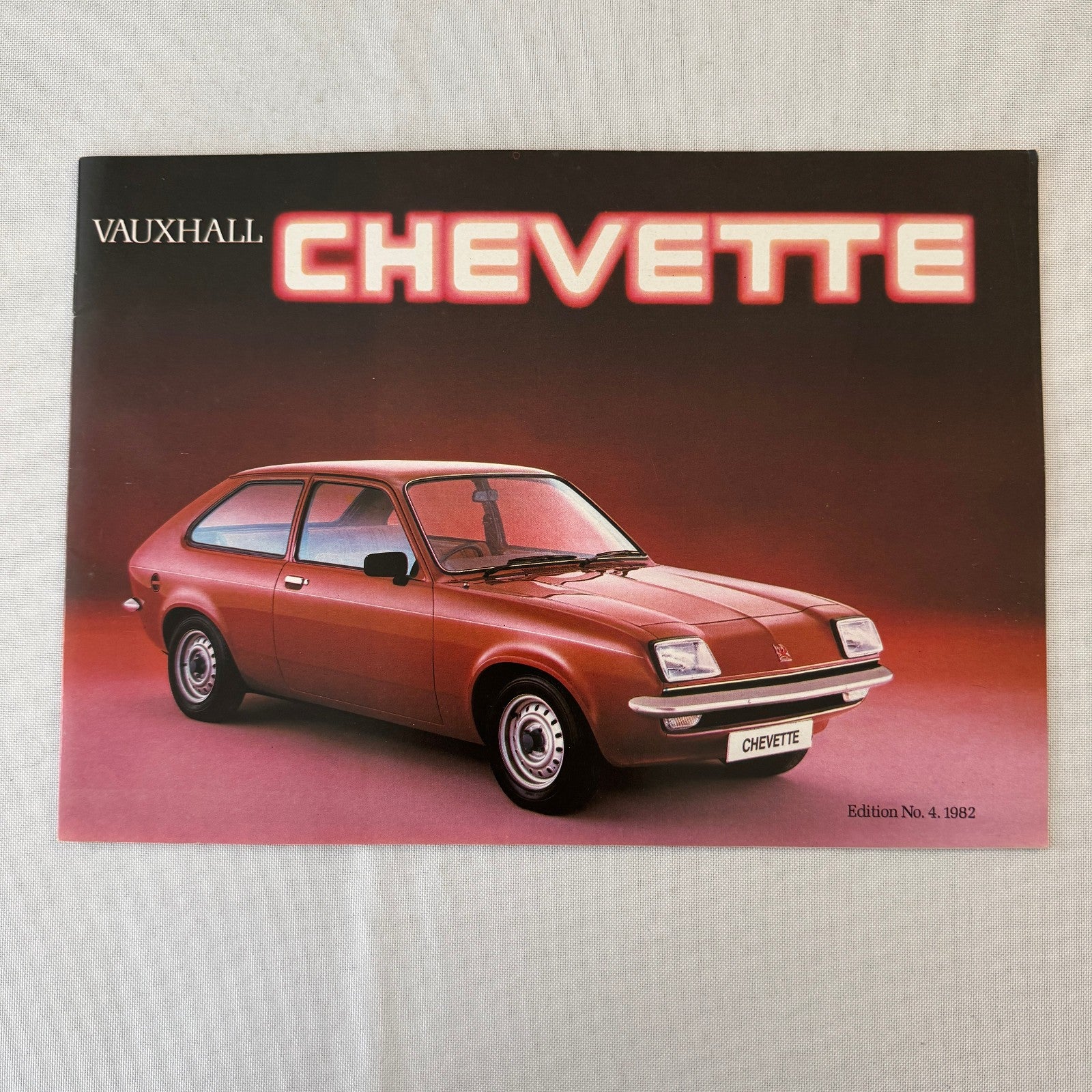 1982 Vauxhall Chevette Car Sales Brochure Catalog Advertising UK Market