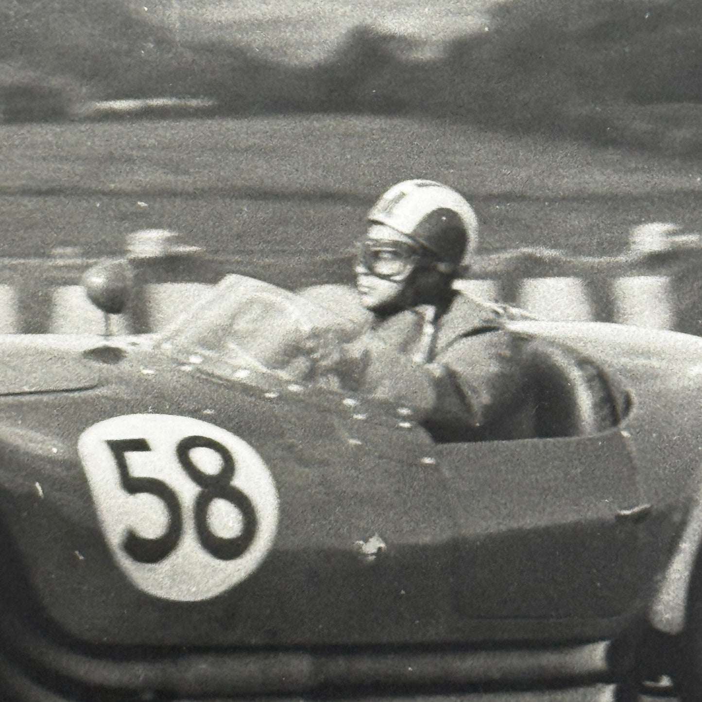 1954 Dundrod TT Racing Photo Maserati A6GCS Photograph Motorsport Modern Print