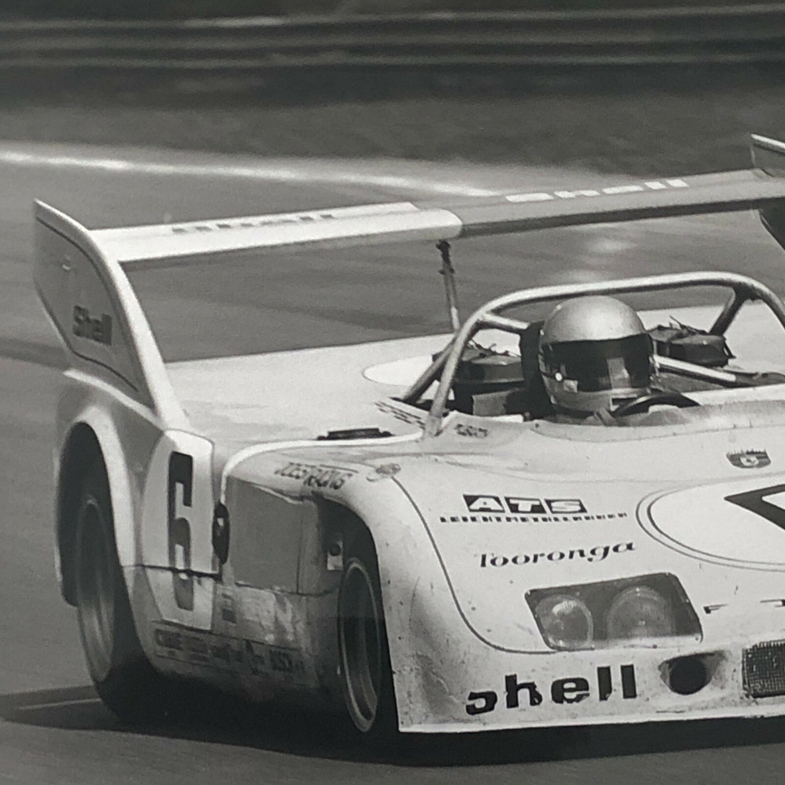Vintage Racing Photo Photograph 1975 1000KM Monza Porsche 908 / 3 Car 