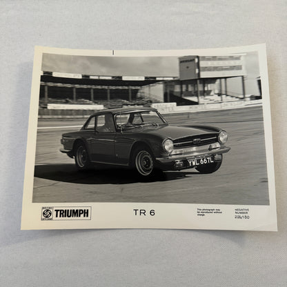 Triumph TR6  Car Factory Press Photo Photograph British Leyland 1973