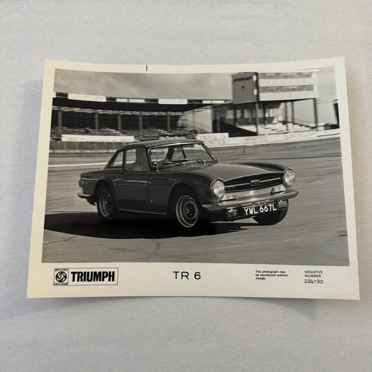 Triumph TR6  Car Factory Press Photo Photograph British Leyland 1973
