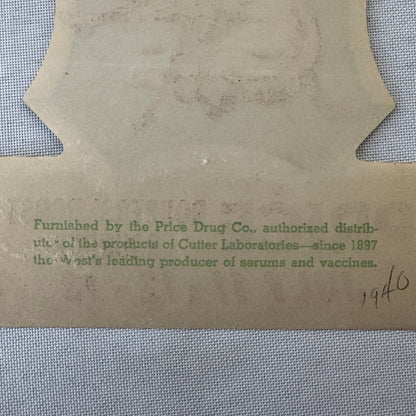 Vintage Rodeo Event Advertising Label 1940s