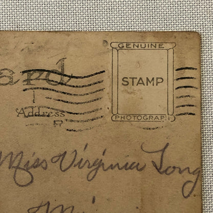 Antique RPPC Real Photo Postcard Post Card W A Sunday W.A. Sunday 